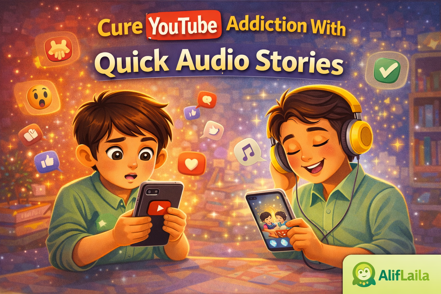 Cure YouTube Addiction With Quick Audio Stories