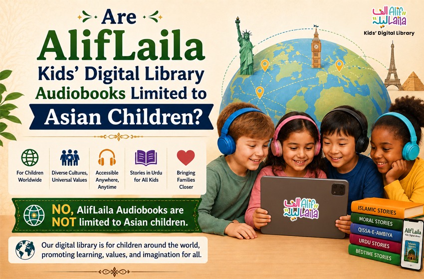 Are AlifLaila Kids’ Digital Library Audiobooks Limited to Asian Children?