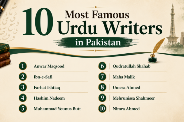10 Most Famous Urdu Writers in Pakistan