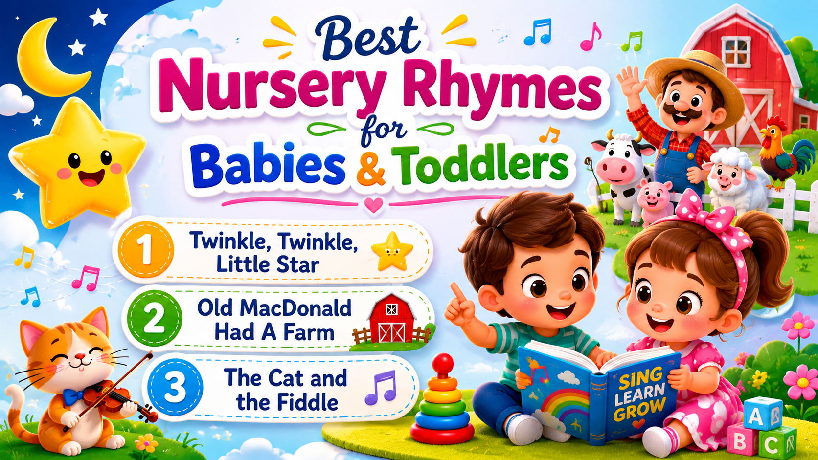 Best Nursery Rhymes for Babies and Toddlers