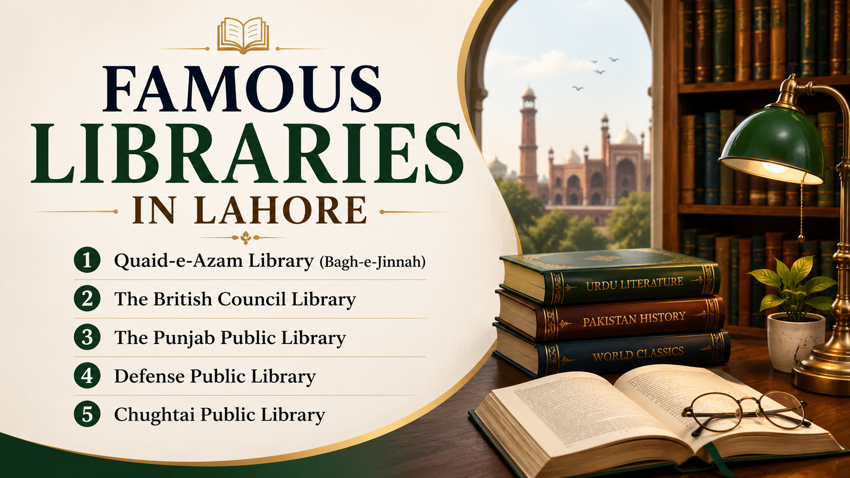 Famous Libraries in Lahore
