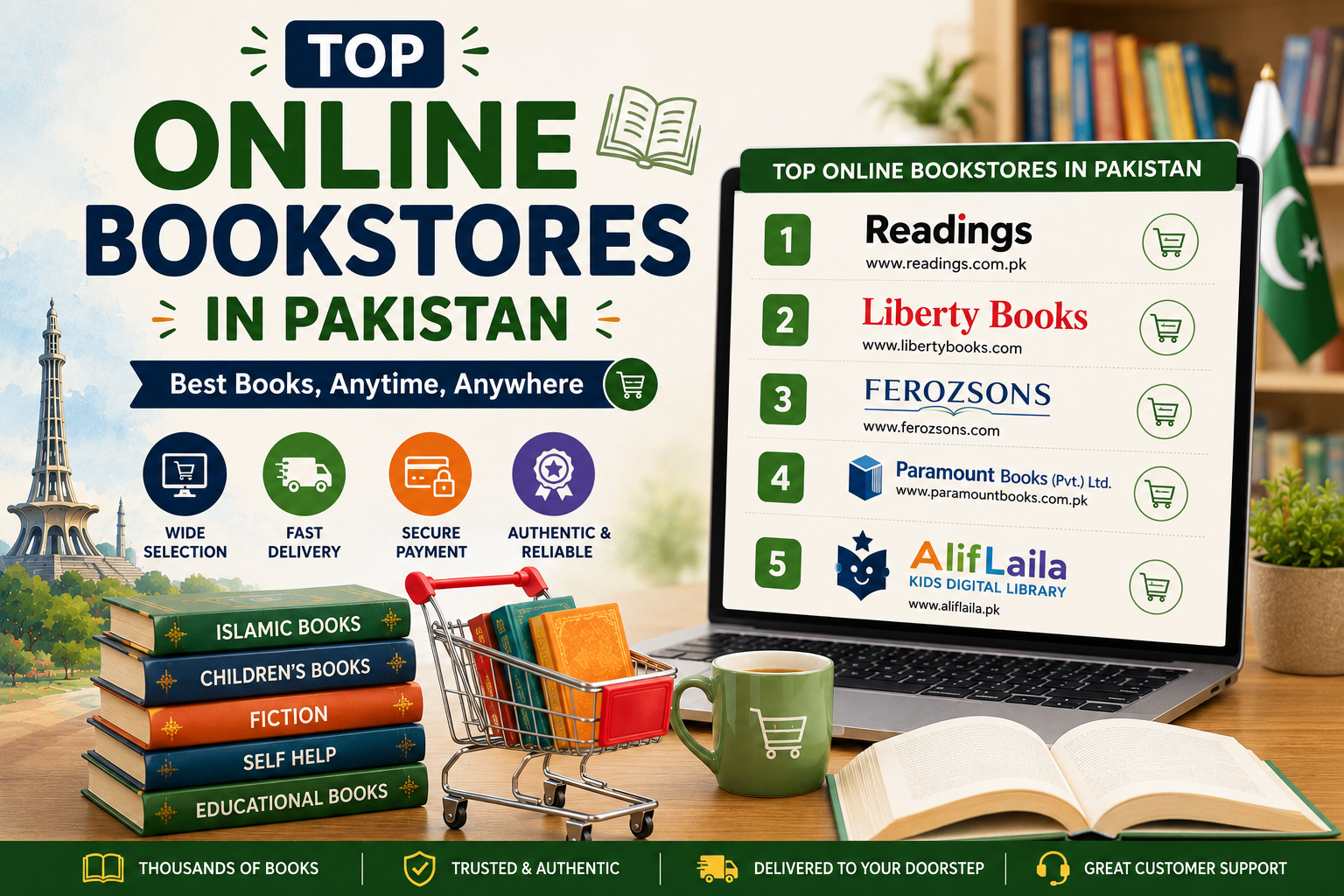 Top Online Bookstores in Pakistan