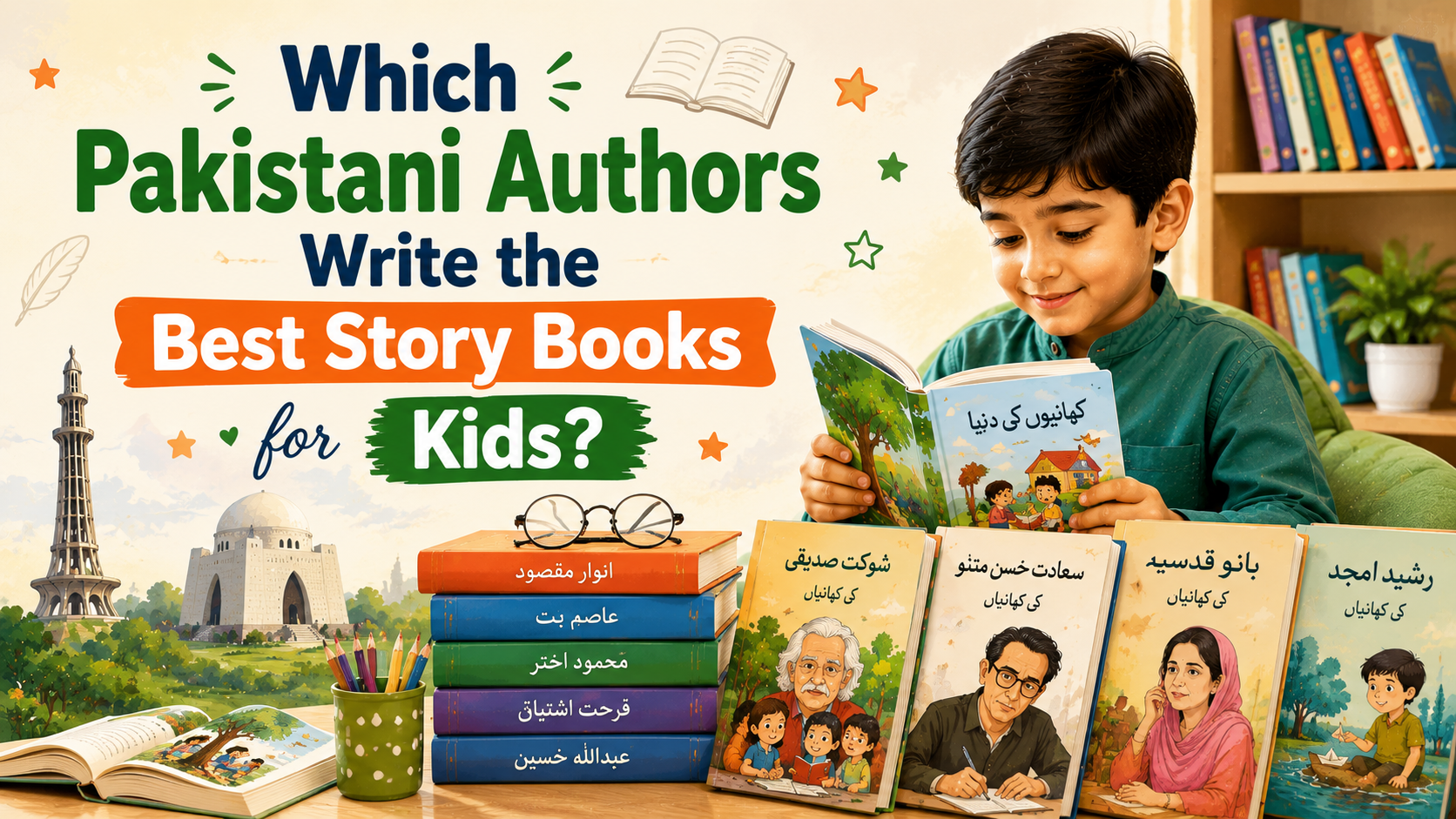Which Pakistani Authors Write the Best Story Books for Kids?